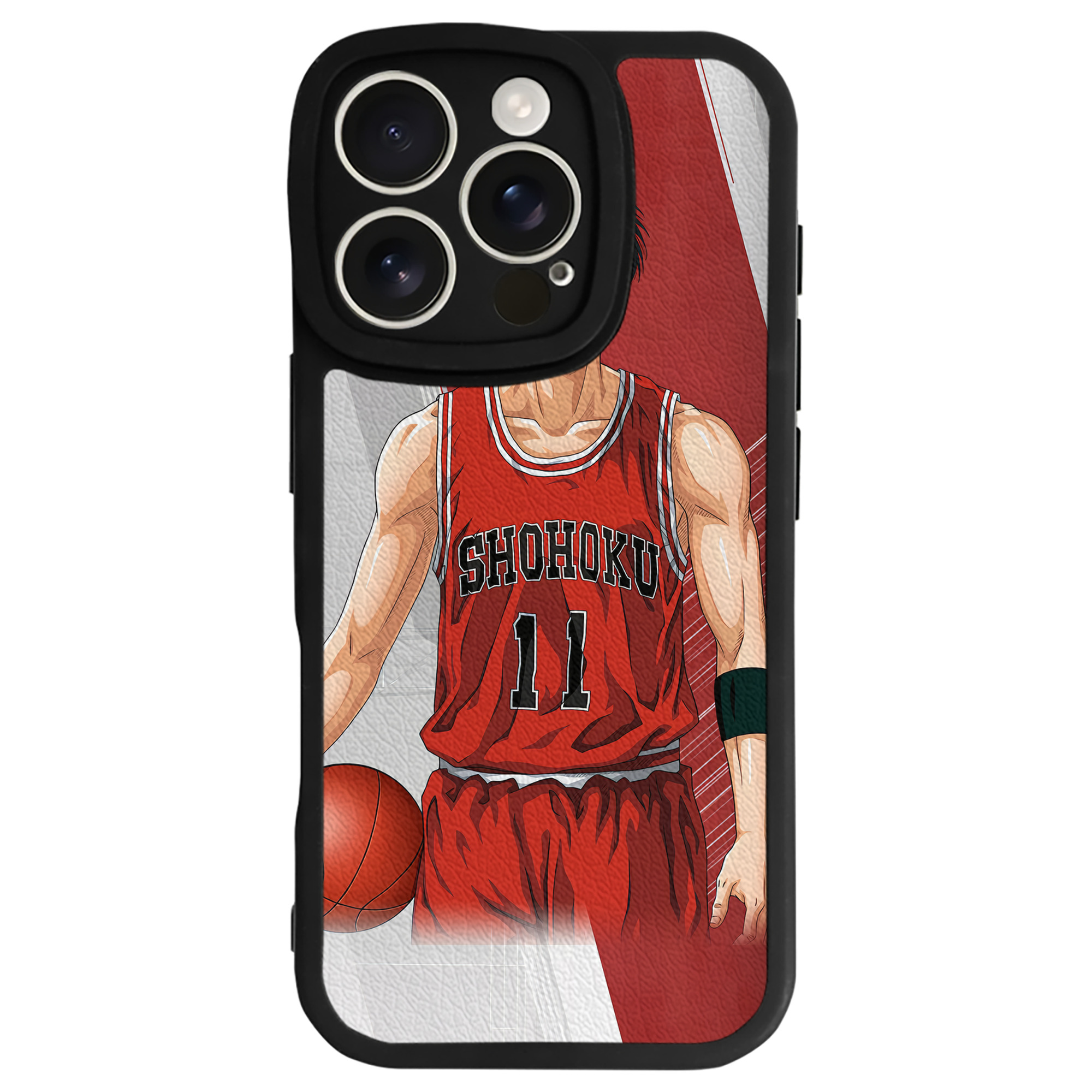 （画像用） SLAM DUNK／スラムダンク 【iPhone 16シリーズ対応】シリコンスマホケース（レザー調） 材質：シリコン